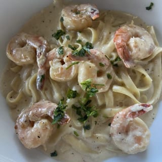 Fettuccine Alfredo Shrimp